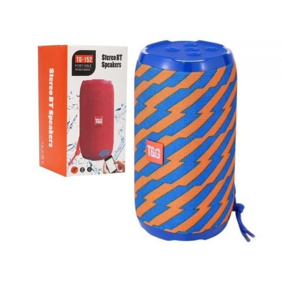 T&G WIRELESS BLUETOOTH SPEAKER TG-152 FM/MICROSD/USB/AUX ORANGE BLUE T&G WIRELESS BLUETOOTH SPEAKER TG-152 FM/MICROSD/USB/AUX ORANGE BLUE
